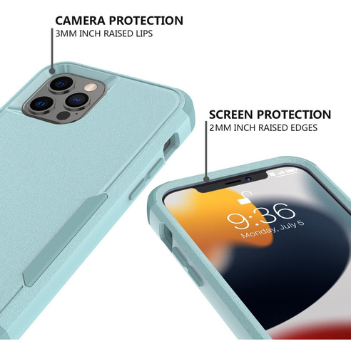 Capa À Prova De Choque Commuter Para iPhone 13 Pro Max