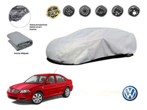 Lona Cubreauto Afelpada Premium Vw Jetta A4 1.9 Diesel 2009