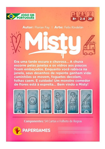 Misty - Board Game Papergames Pt/br