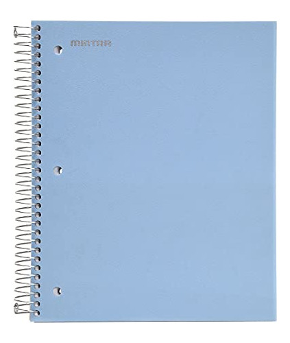 Mintra Office Cuaderno Espiral Duradero, 5 Sujetos (hielo Ar