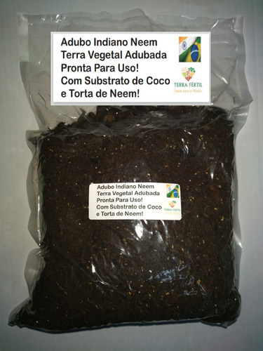 Terra Vegetal Especial Para Apartamentos Não Tem Estercos