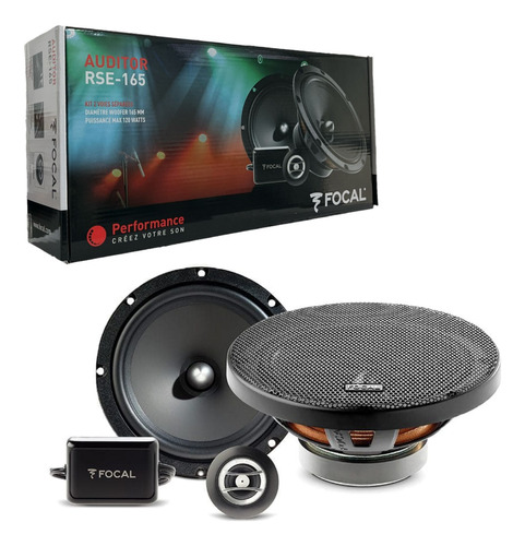 Set De Medios Focal 6.5 Auditor 2 Vias 120w Rse-165psi 2019