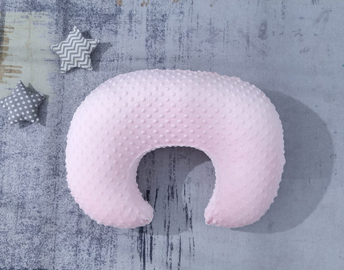 Almohada De Lactancia Y Soporte Para Bebé Con Cubierta Rosa Claro Nombre Del Diseño