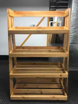 Comprar Estante Exhibidor Madera Pino 4 Niveles Multi-uso