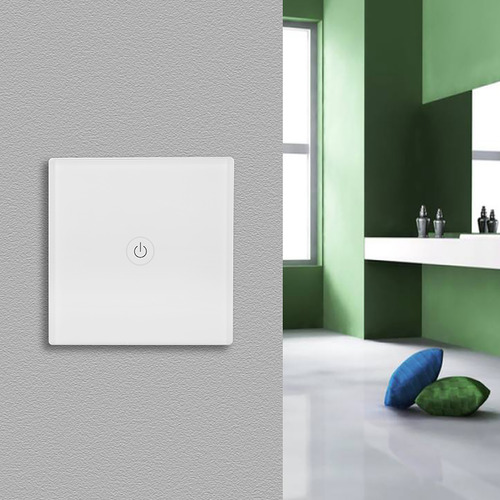 Receptor De Painel De Parede Remoto De 1 Via Sem Fio Touch P