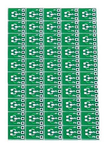 Juego 50 Adaptador Doble Cara Sot23 3 Dip Sip3 Para Pcb