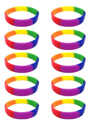 20 Piezas/paquete De Pulseras De Silicona En Pulsera