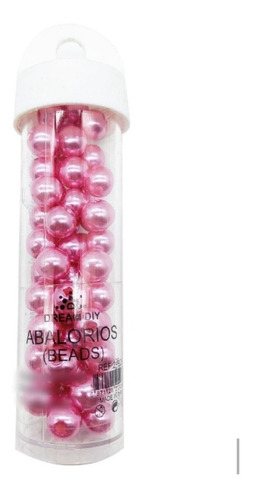 Perlas Para Pulseras, Collares 8mm 15-17g Rosa Claro