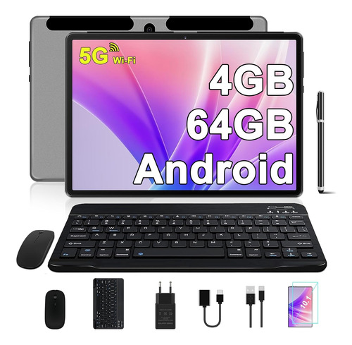 Tablet 10''5g Wifi Android 11 Octa-core 4+64gb 8000mah Funda