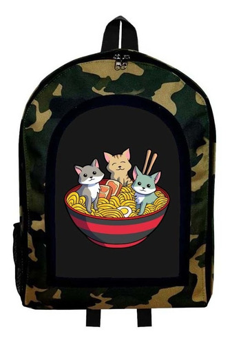 Mochila Camuflada Ramen Modelo B117