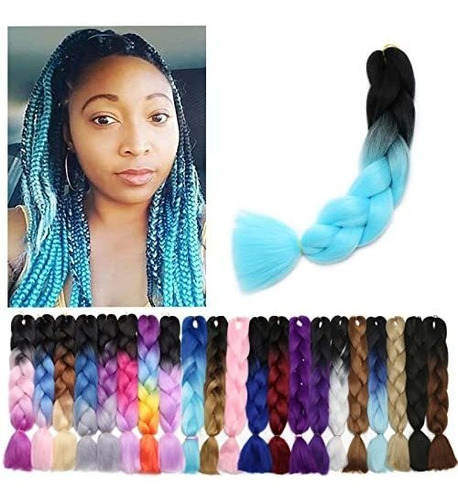 Benehair Ombre Braiding Hair 1 Package 24inch Jumbo K7wys