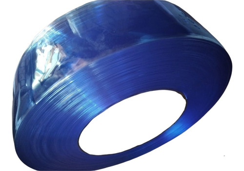 Banda De Pvc-rollo 50 M Pvc 100x1,5mm (azul Traslucido)