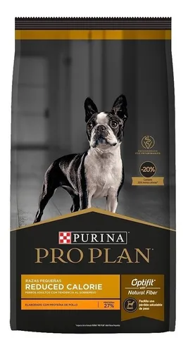 comprar Alimento Pro Plan OptiFit Reduced Calorie para perro adulto de raza pequeña sabor pollo y arroz de 7.5 kg