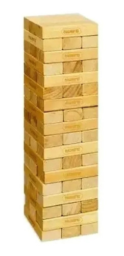 Imagen 2 de 5 de Juego De Mesa Torre Equilibrio Madera Magnific Tower 54 Pzs