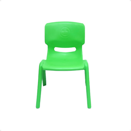 Set X12 Sillas Infantil Niños Plasticas Reforzada Apilable Verde