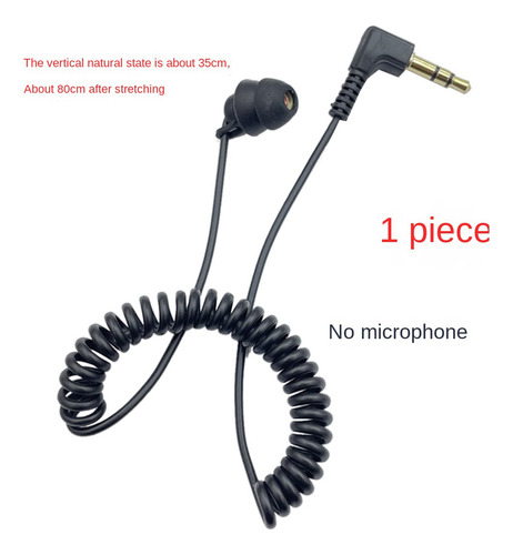 Auriculares Con Resorte De 3,5 Mm, 4 Unidades, Auriculares D