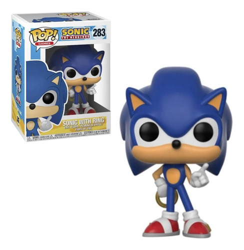 Brinquedo De Vinil Funko Pop Boneco Sonic Colecionável