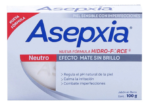 Jabon Asepxia Neutro 100g-1pz