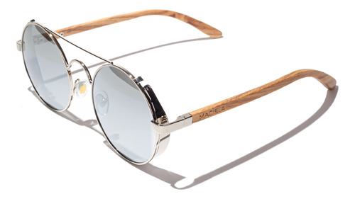 Lentes De Sol Maciela Dakota Mirror Polarized Bamboo