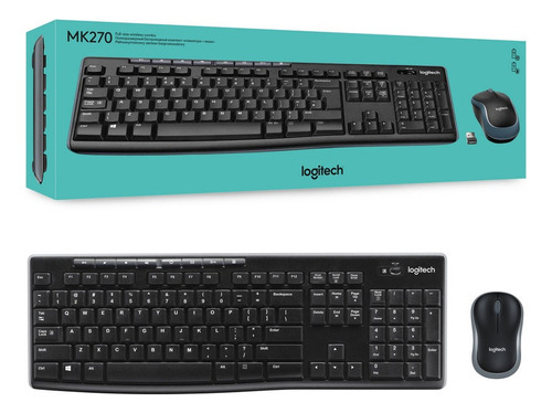 Combo Teclado Y Mouse Logitech Mk220 Inalambrico