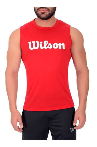 Camiseta Esqueleto Camisilla Hombre Gym Wilson Fitness