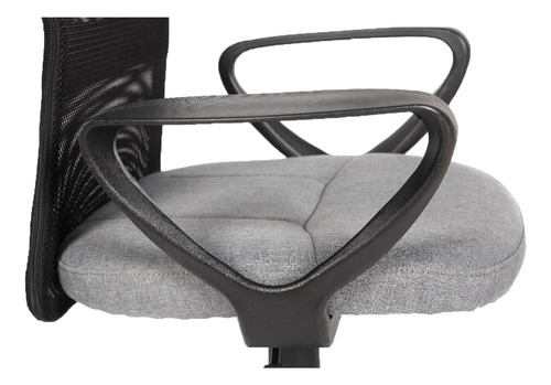 Silla De Oficina Gerencial London Color Gris En Malla