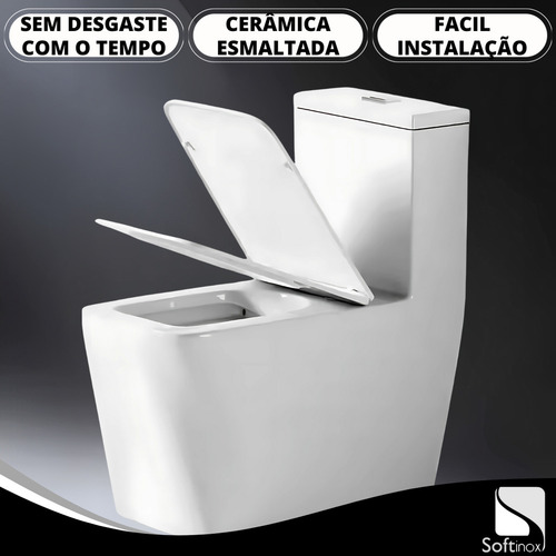 Vaso Sanitário Acoplado Privada Monobloco Completo Jato Plus