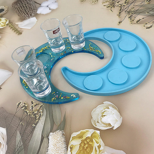 Bandeja Epoxídica De Cristal Diy, Bandeja Para Moldes, Estan