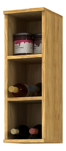 Armario de bodega aéreo modulado Verace Espresso Wt de 20 cm