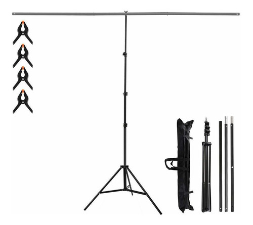 Kit Soporte Fondo Portatil Forma Para Fotografia Estudio 4