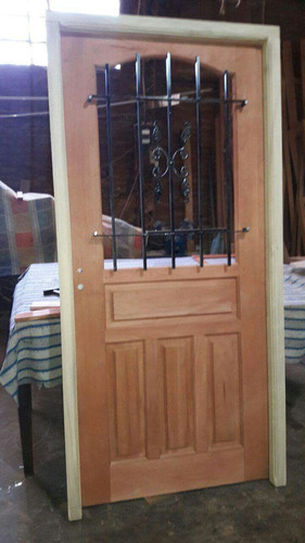 Puerta Medio Vidrio De 80x200 Extra Porch