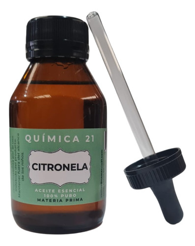 Aceite Esencial Citronela 100ml 100%puro Cosmético Aromaterp