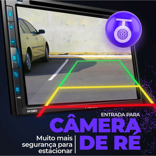Imagem 9 de 10 de Central Pioneer Avh-z5280tv Gps Dvd Completa Tucson 05 A 13