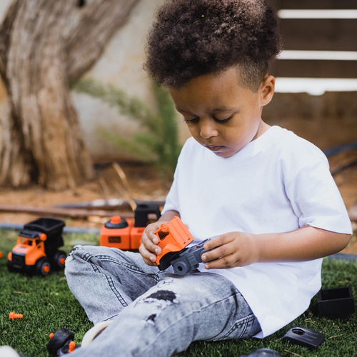 Camión Grúa Remolque Construcción Desmontable Black+decker