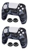 Comprar Dos Fundas Protectoras Controles Ps5 Camufladas Combo X 2 Color F-22 Raptor