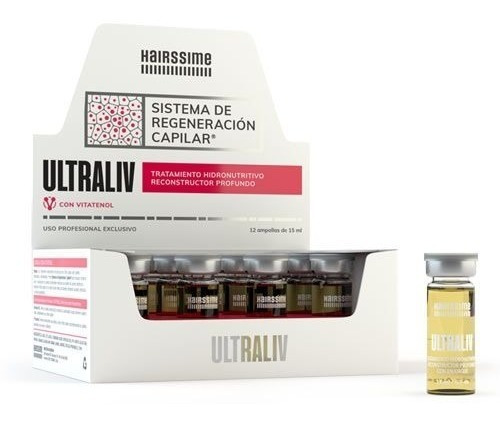 Ampollas Ultraliv Hairssime X 15 Ml X 12 Unidades