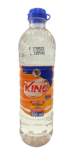 Vaselina Liquida King 500ml Sem Cheiro E Incolor Uso Geral
