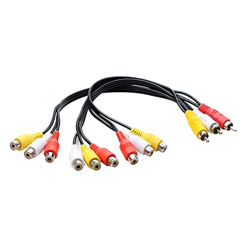 Suckoo 3rca Av Audio Video Splitter Cable 1 En 3 Salida 1 En