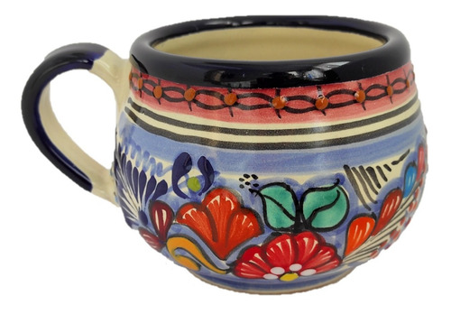 Tazas Para Chocolate Artesanales De Talavera Premium 6pzas