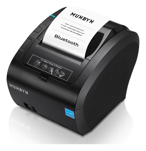 Munbyn Impresora Térmica De Recibos Bluetooth P047, Impresor