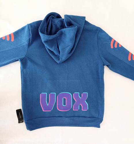 Sudadera Personalizada Vox Hazbin Hotel Talla M