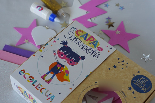 Imagen 3 de 3 de Mi Disfraz De Superheroína Kit Para Crear Arte Infantil