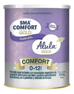Leche Fórmula Polvo Alula Sma Comfort Gold 900g 0 -12 Meses