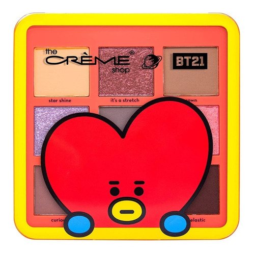 Bts/bt21 - The Creme Shop - Galactic Eyeshadow Palette -tata