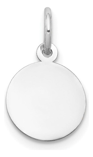 Collar Con Colgante De Disco Redondo Grabable De Calibre 011