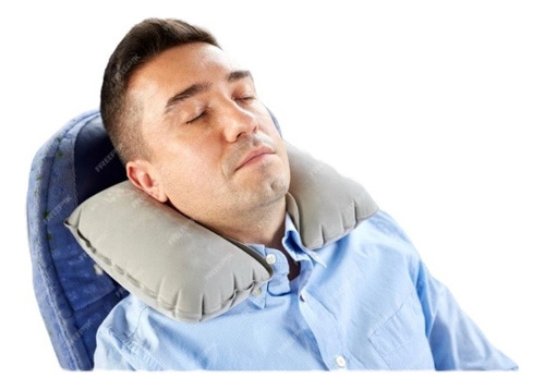 Almohada Inflable Para Viaje O Para Esperar Horas Sentado