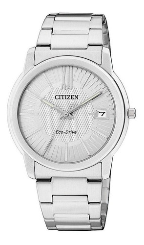 Reloj Citizen Ecodrive Silver Original Hombre Time Square