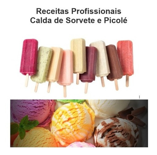 Receitas Profissionais Calda De Sorvete E Picolé