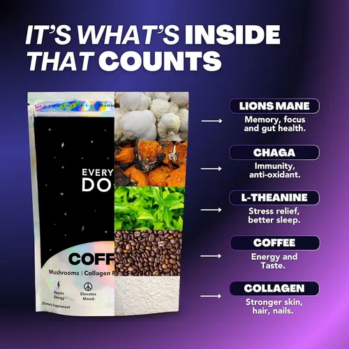 Dosis Diaria De Cafe De Hongos Adapto - g a $272900
