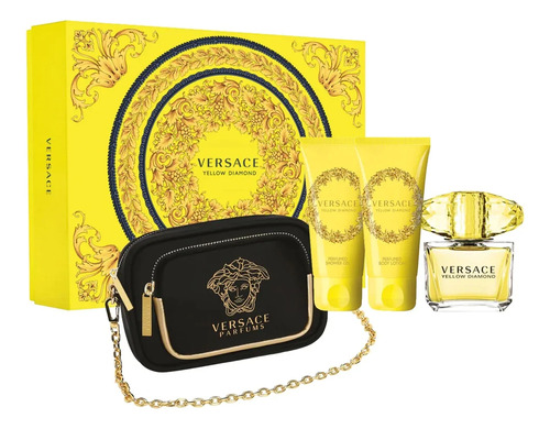 Versace Yellow Diamond Woman Edt 90ml + Sg 100ml + Bl 100ml